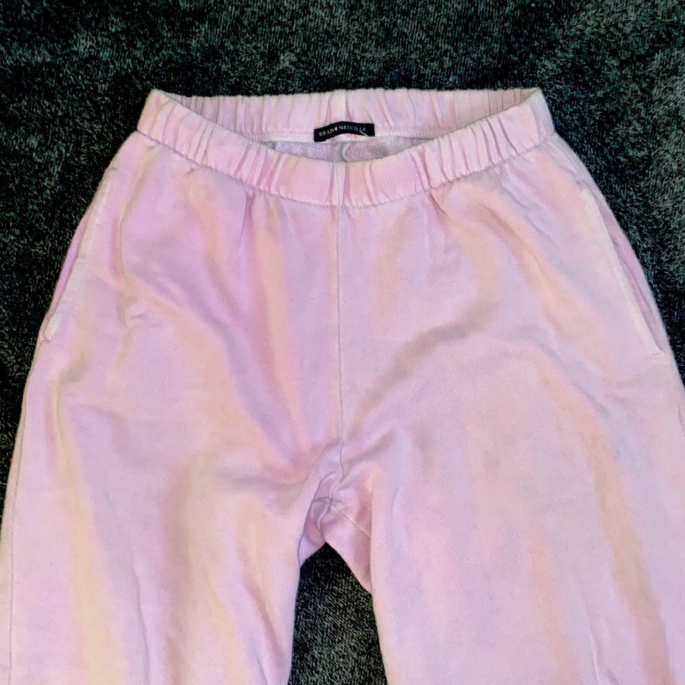 Pink brandy Melville sweatpants